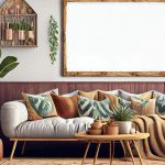 Cores da decoração moderna rústica