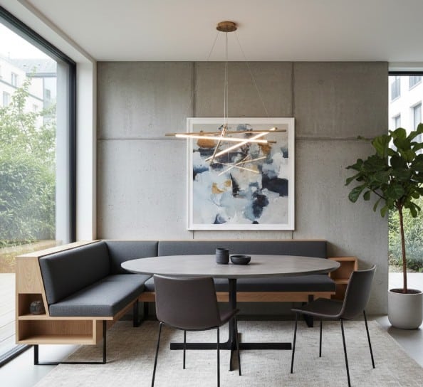 Canto alemão modero e preto