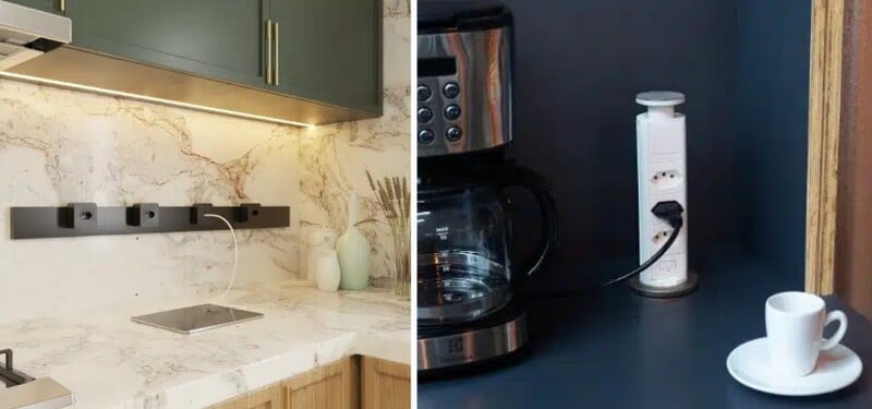 Conectividade elétrica na cozinha