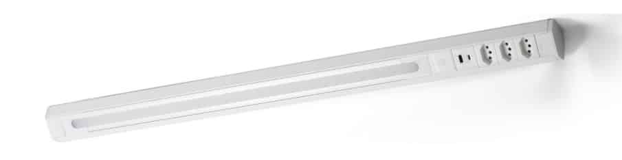 Perfil de canto de um metro