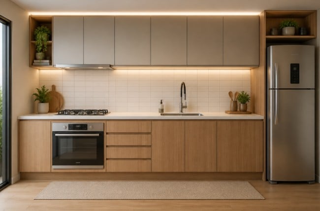 Cozinha linear