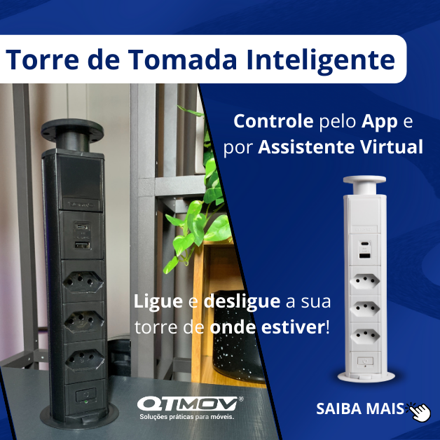 Banner torre de tomada inteligente da QTMOV versão mobile