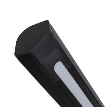 Perfil de Canto da QTMOV detalhe acabamento preto