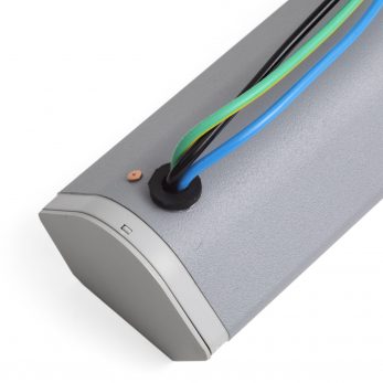 Especificidades do Perfil de Canto da QTMOV pino de aterramento cinza